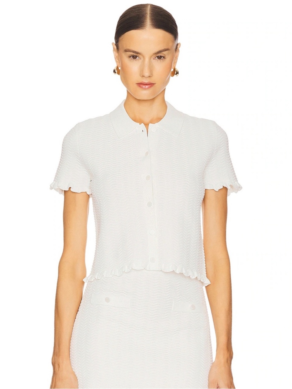L'Academie Salisa Scallop Cardigan